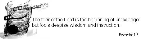 Bible verse Proverbs 1:7
