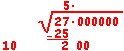 square root