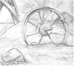 sketch of wheel