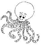 cartoon octopuss
