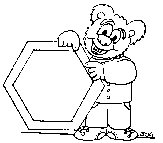 Bear with a sign