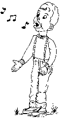 whistling man