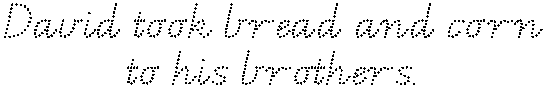 trace the sentence